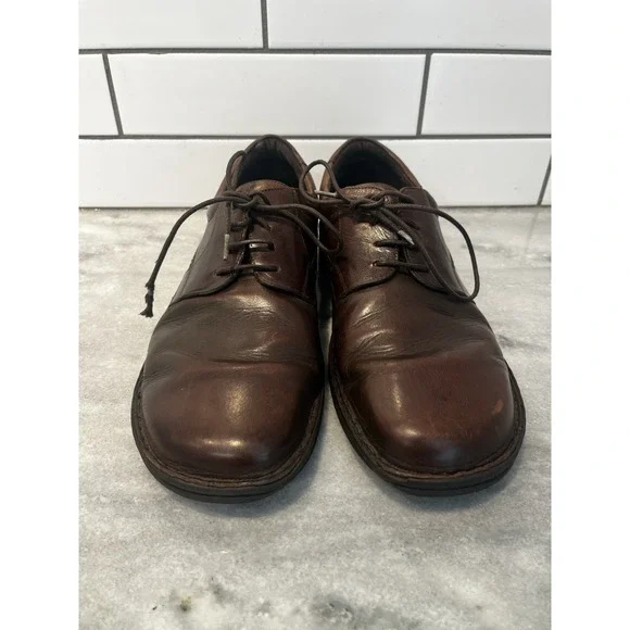 Birkenstock Footprints Shoes Mens 11.5 Brown Leather Oxford Lace Up Portugal